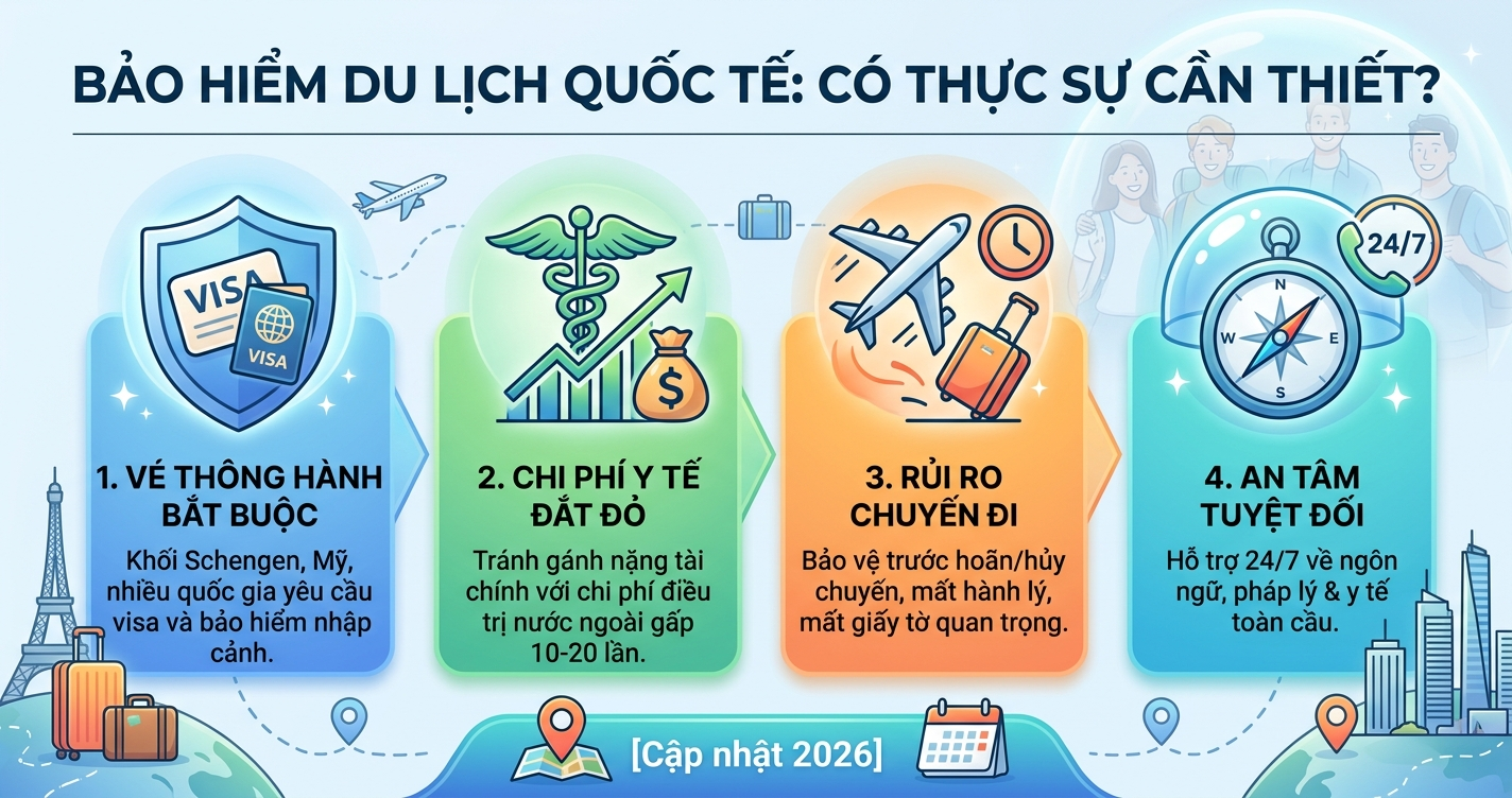 Bảo Hiểm Du Lịch Quốc Tế Có Thực Sự Cần Thiết
