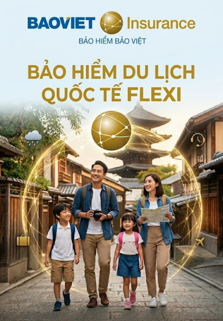 Bảo Hiểm Du Lịch Quốc tế Flexi - Bảo Việt