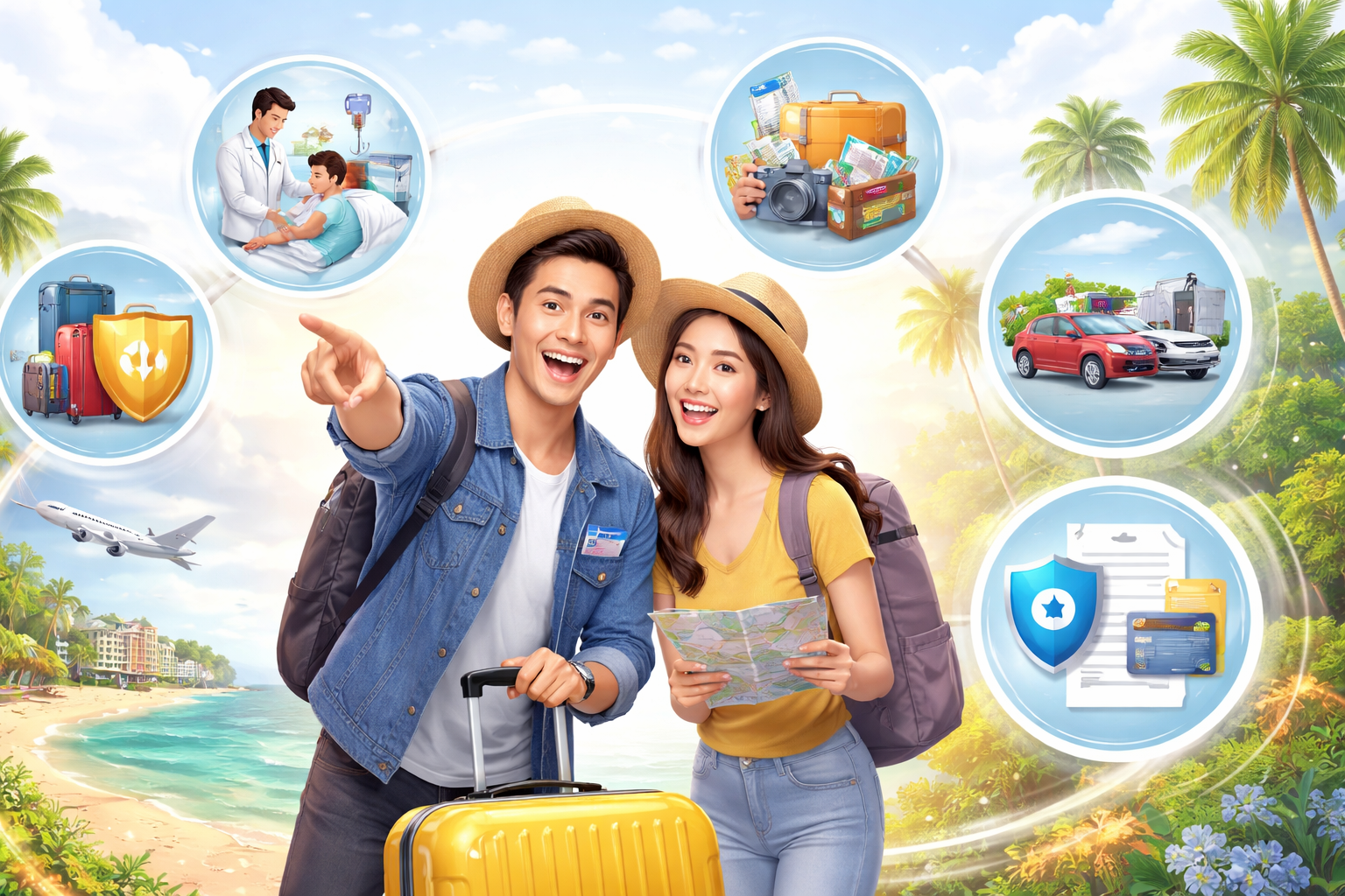 Bảo Hiểm Du Lịch Quốc tế Flexi - Quyền lợi bảo hiểm du lịch đa dạng